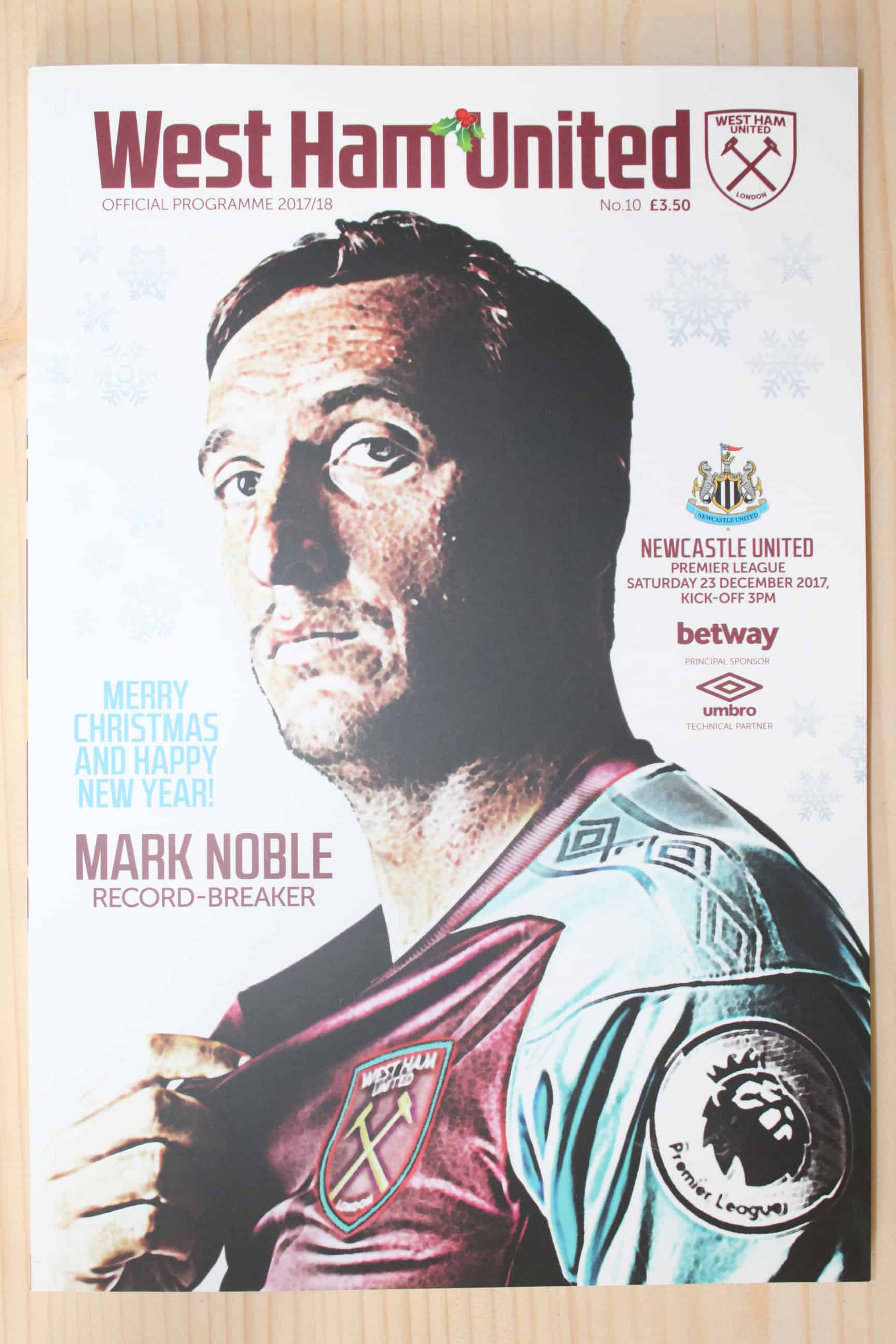 West Ham United FC v Newcastle United FC